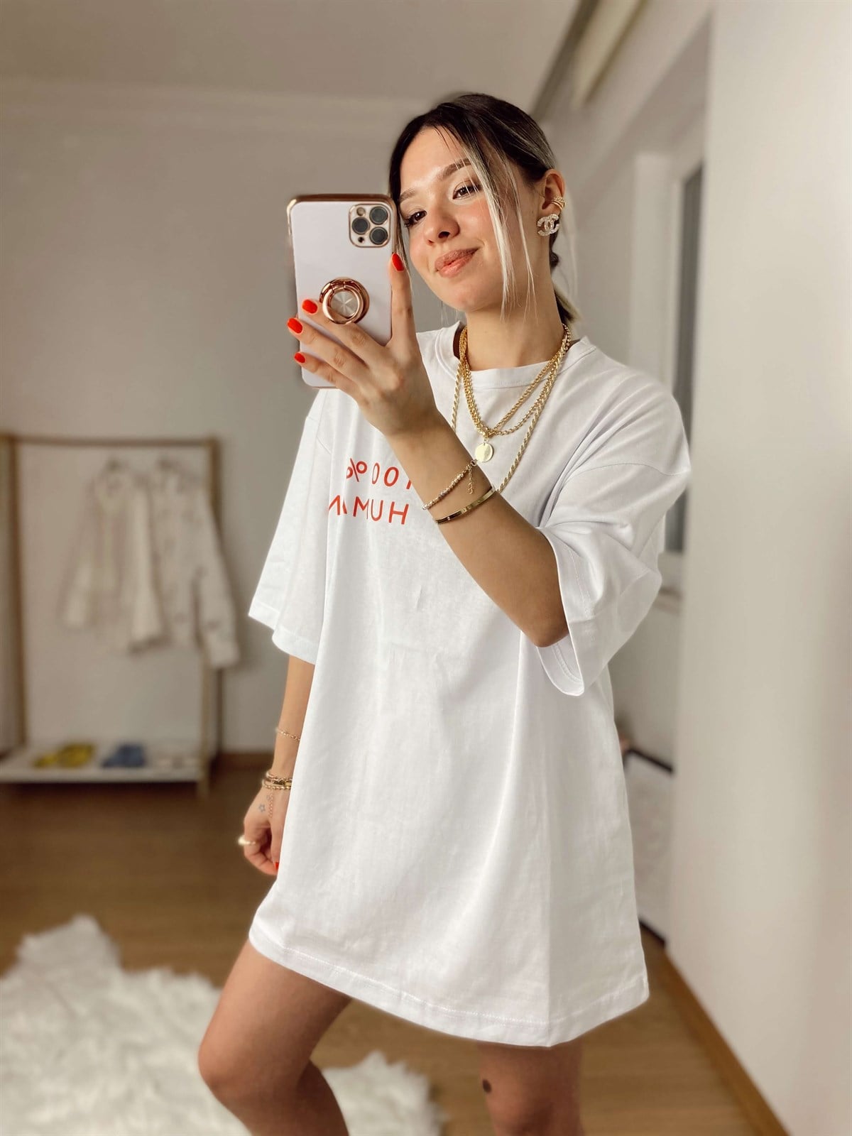 Beyaz Human Tisort