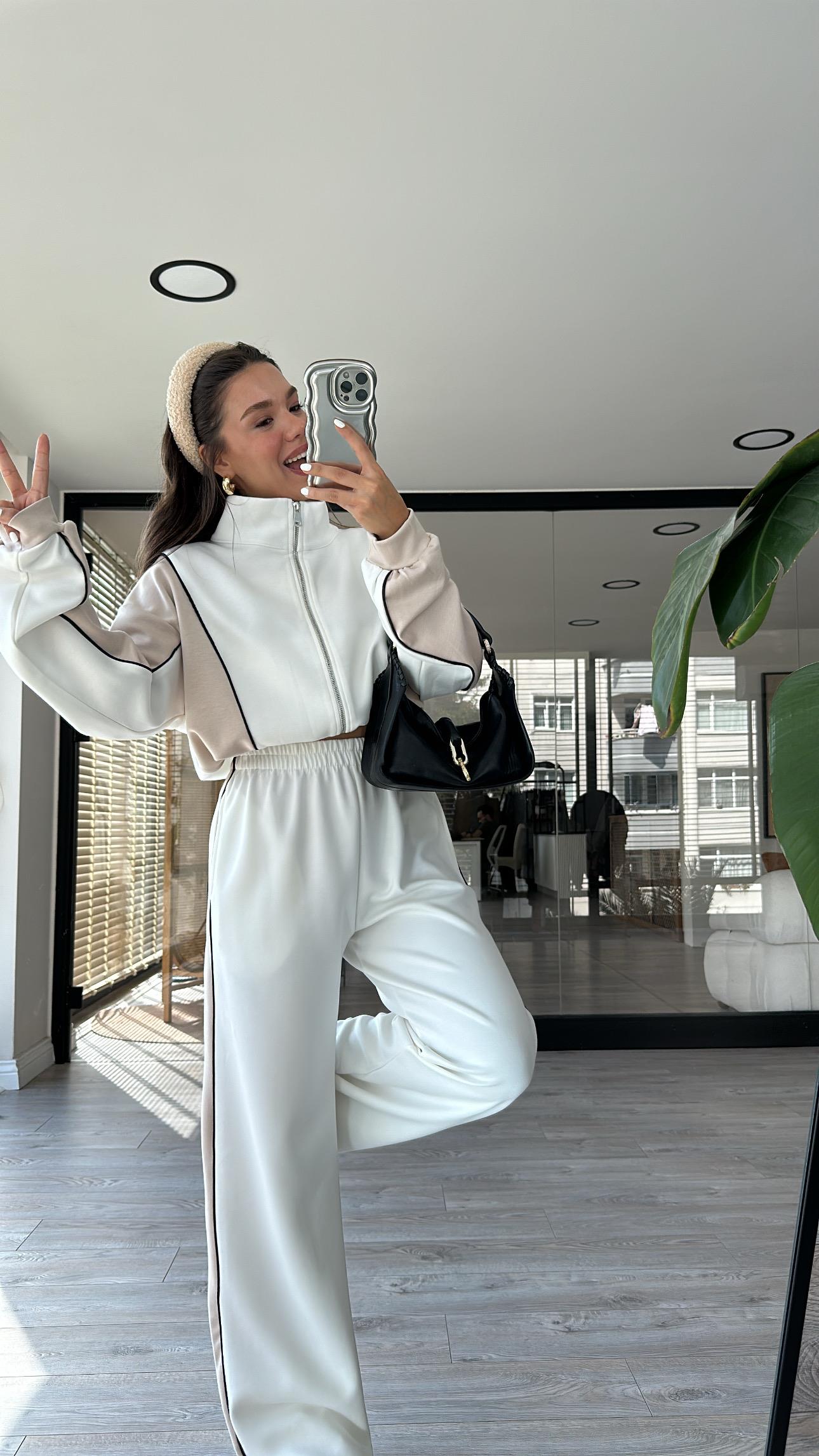 Ekru Bej Biyeli Marka Model Modal Takım