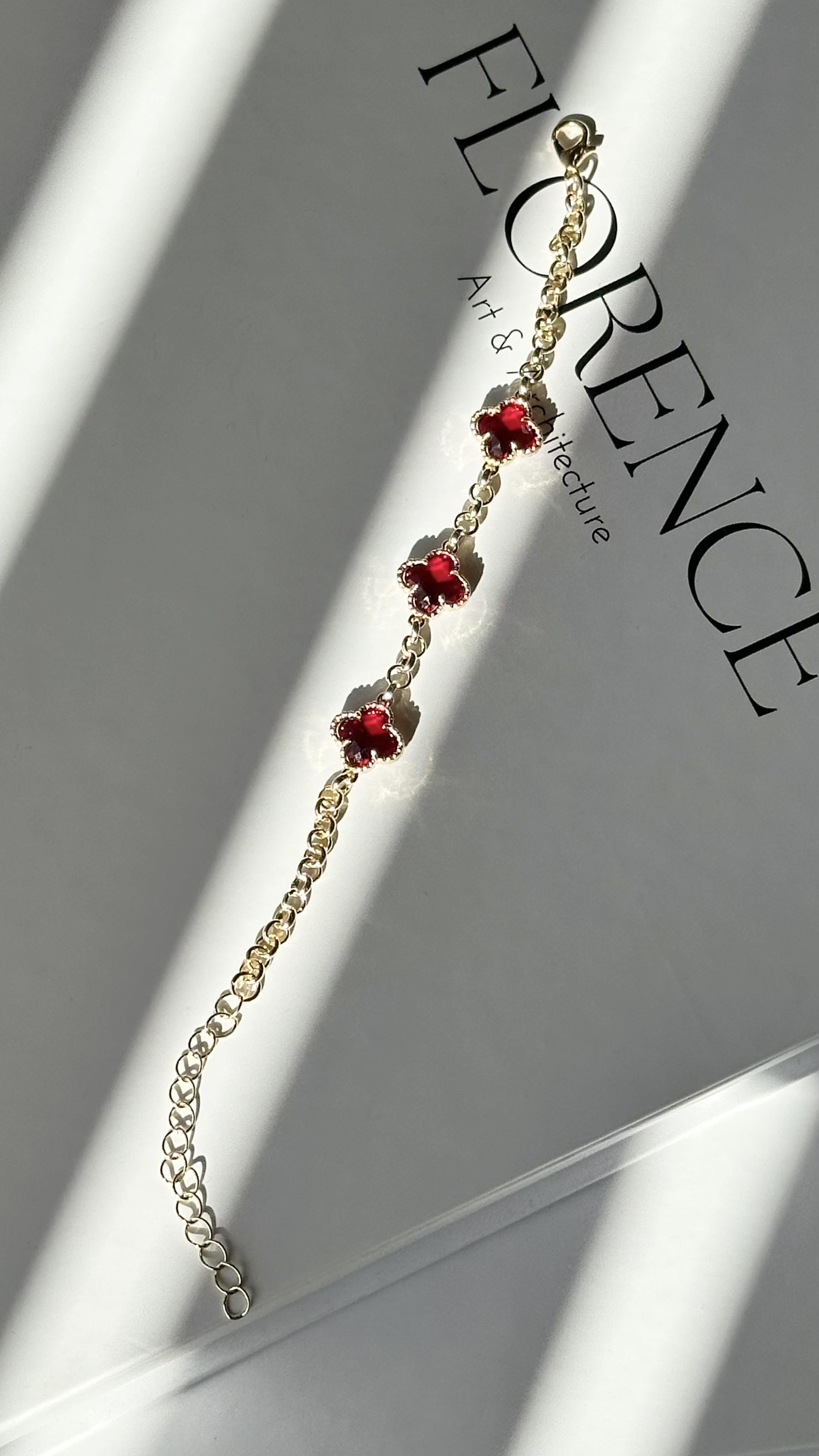 Gold Kırmızı Marka Model Bileklik