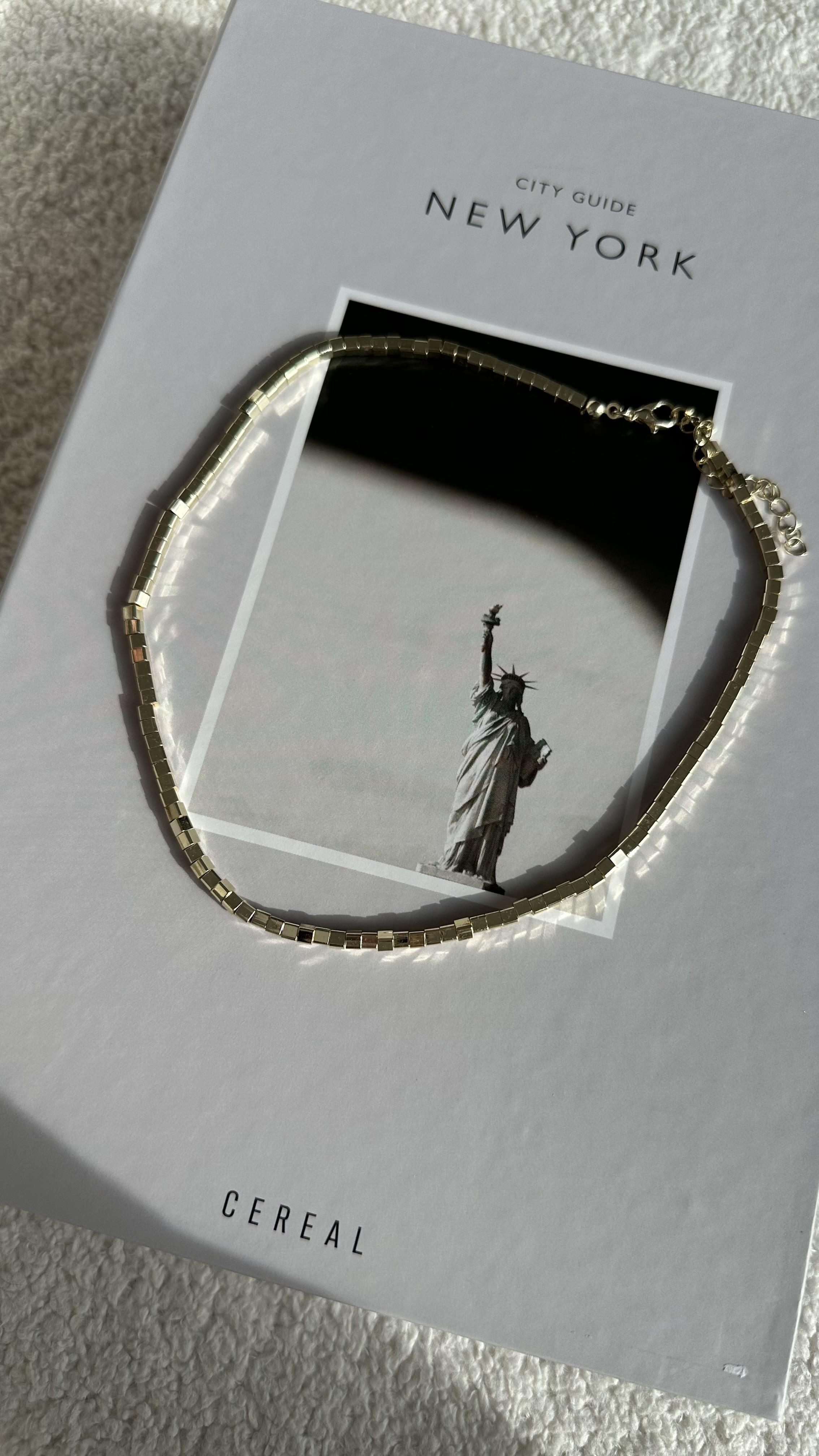 Gold Küp Çelik Kolye