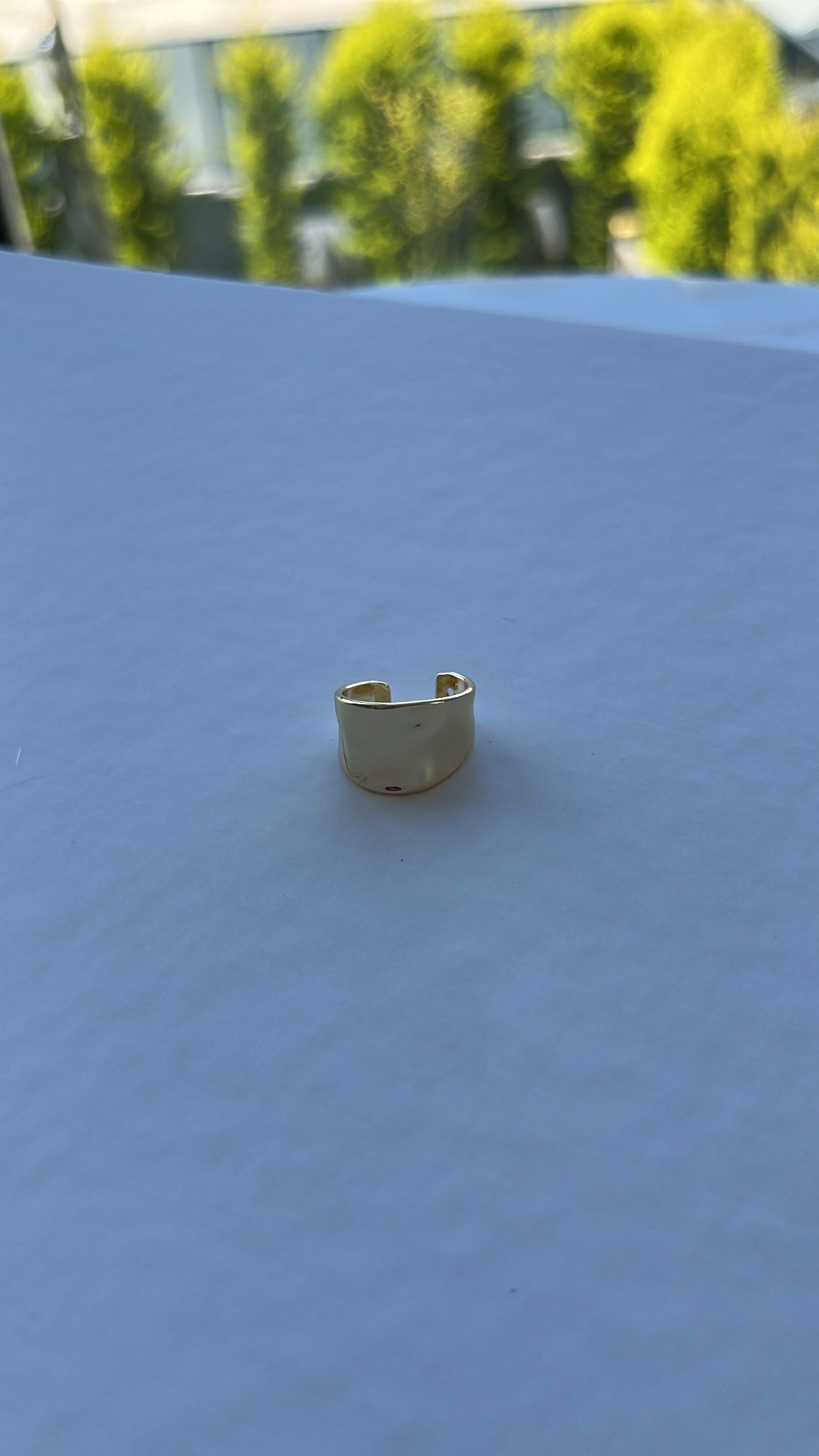 Gold Plaka Earcuff Küpe