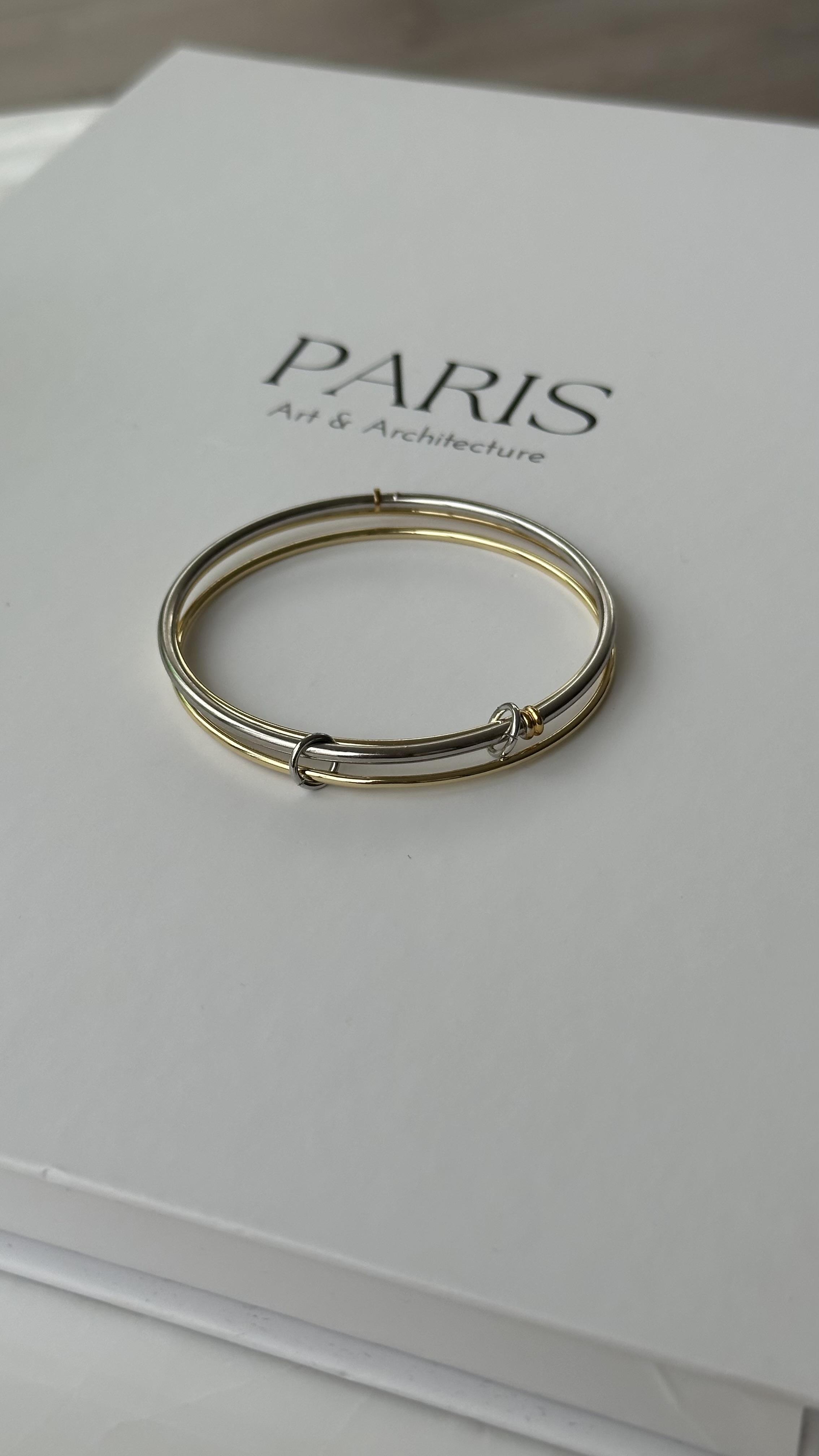 Gold Silver Üçlü Bileklik 