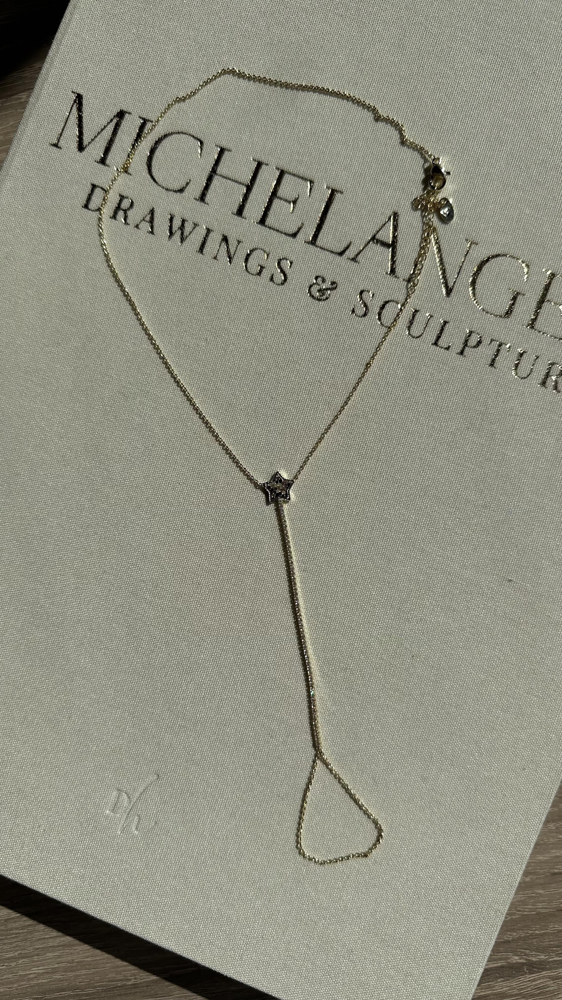 Gold Yıldız Detaylı Taşlı Şahmerdan