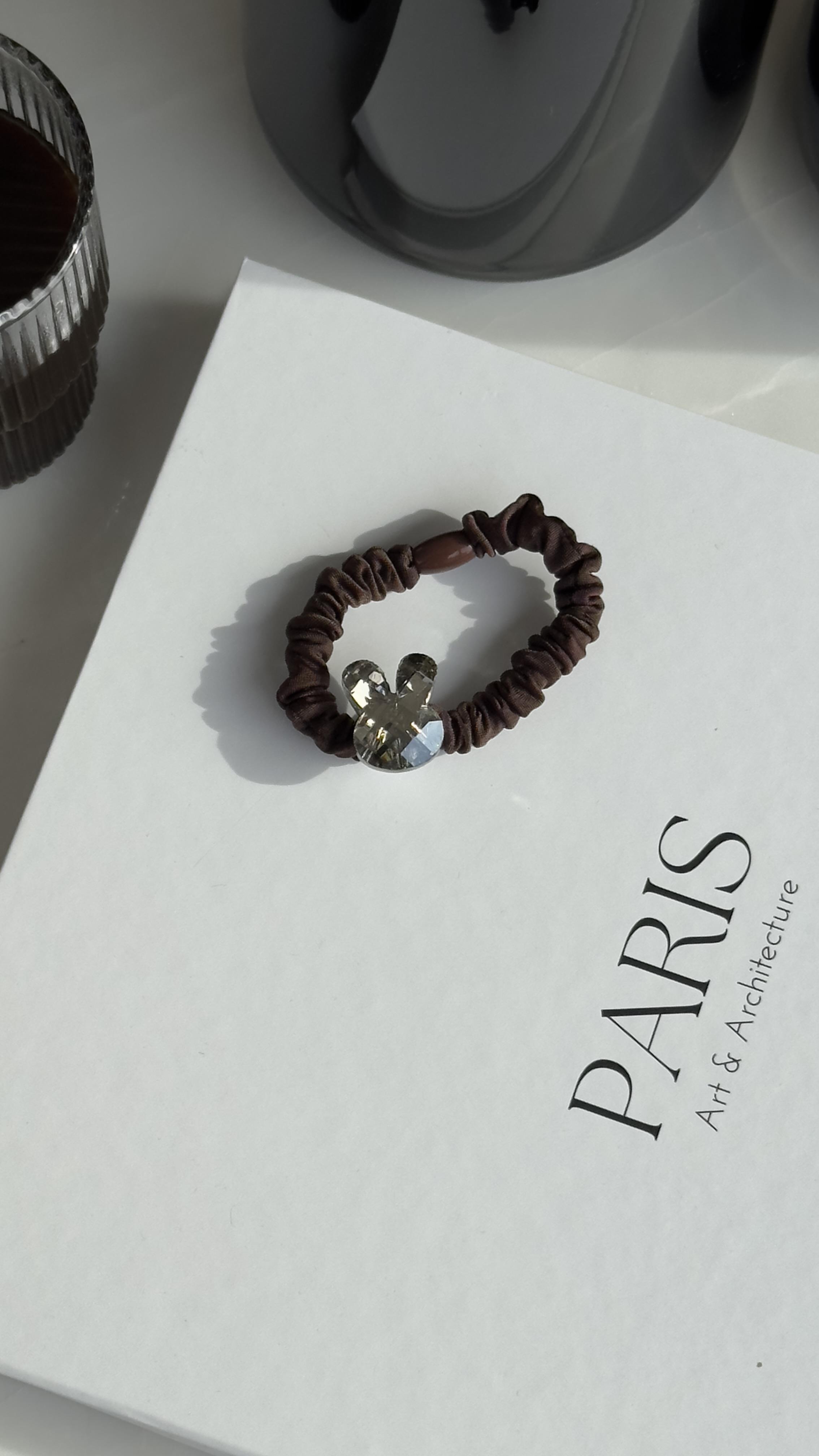 Kahverengi Tavşan Taşlı Toka Bandı