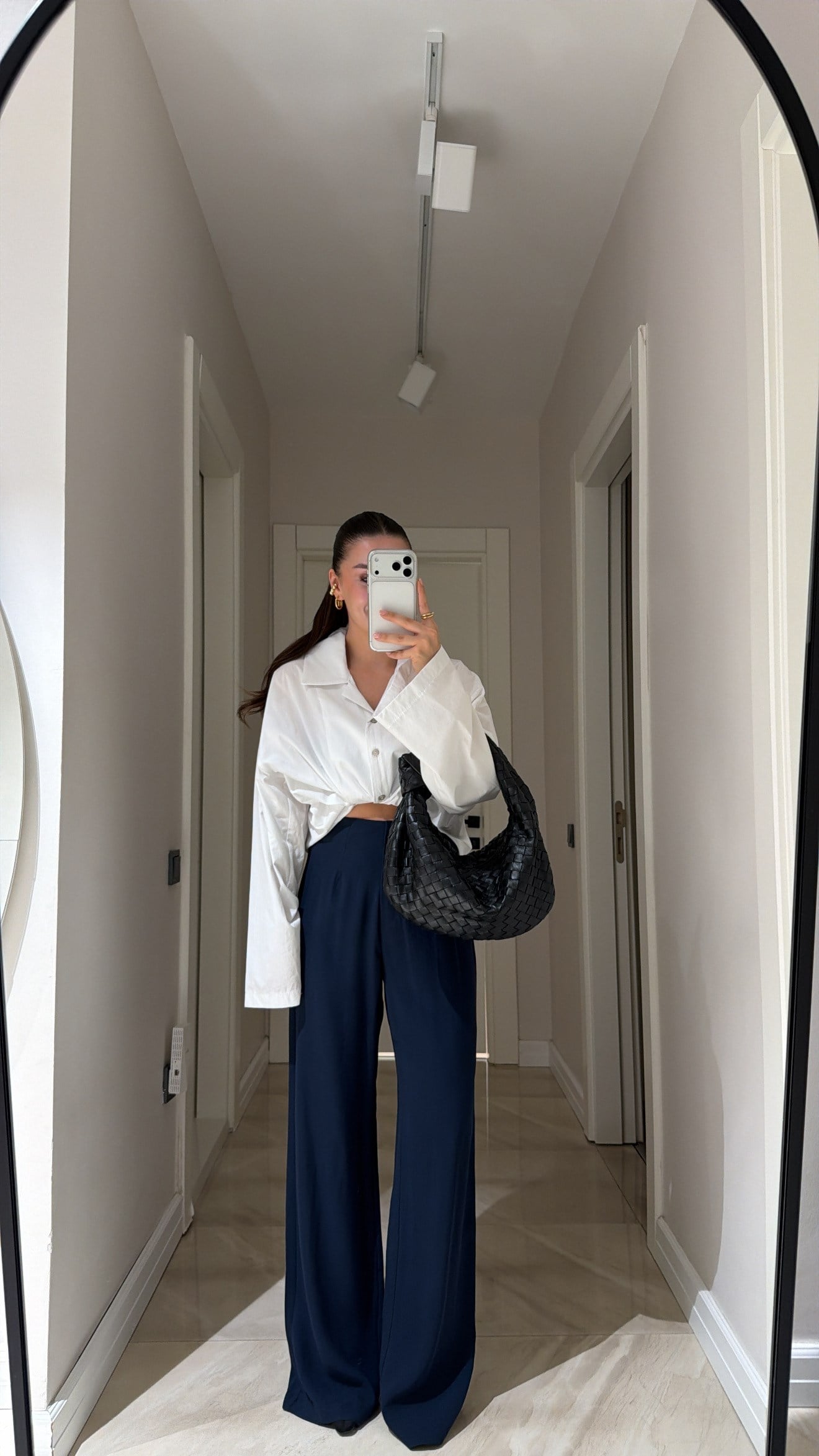 Lacivert Cep Detaylı Pensli Marka Model Pantolon