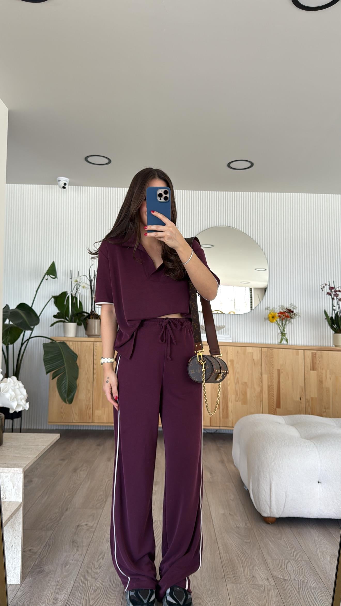 Mürdüm Polo Yaka Marka Model Pantolon Takım 