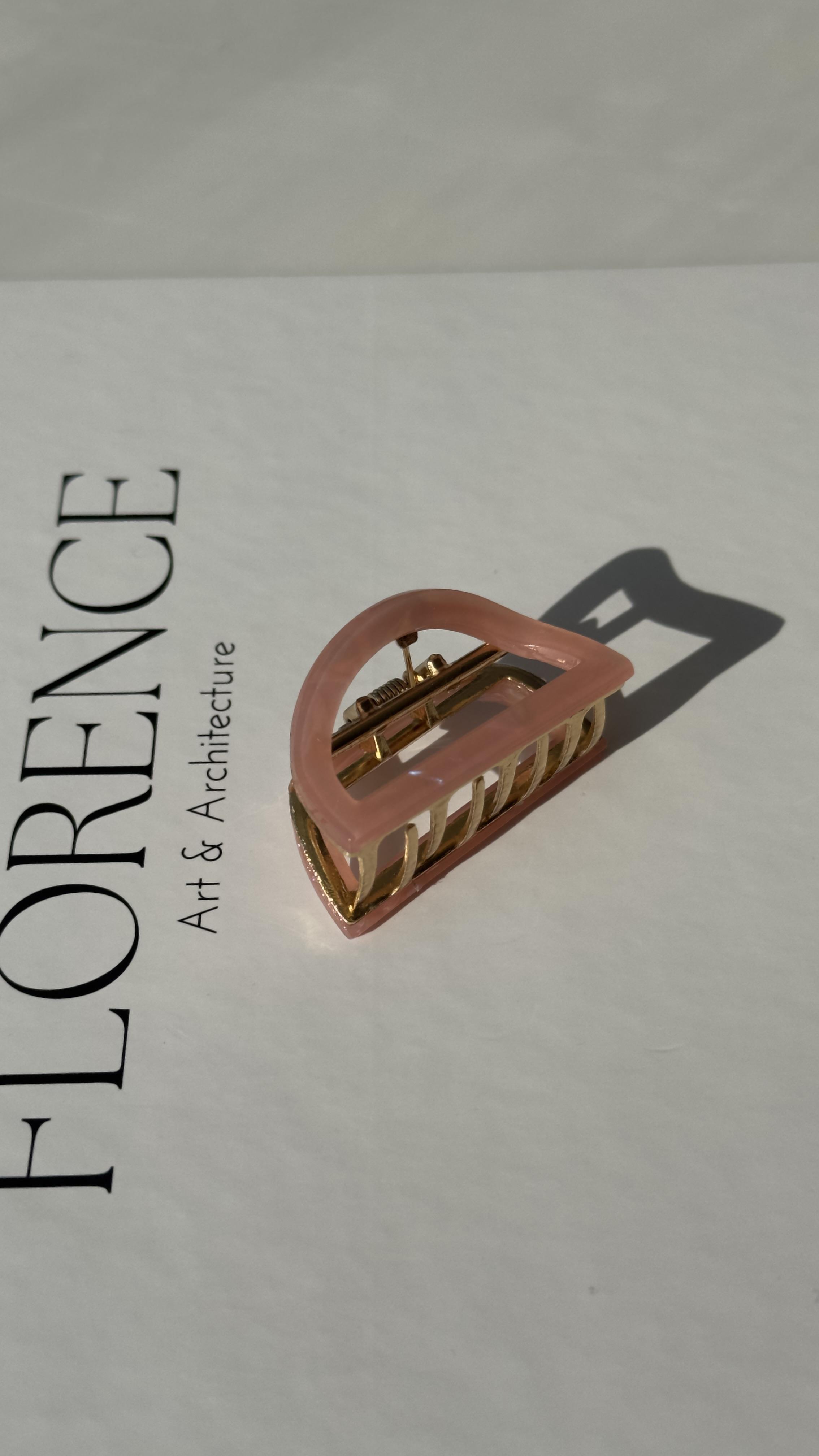 Pembe Hologramlı Daire Mandal Toka