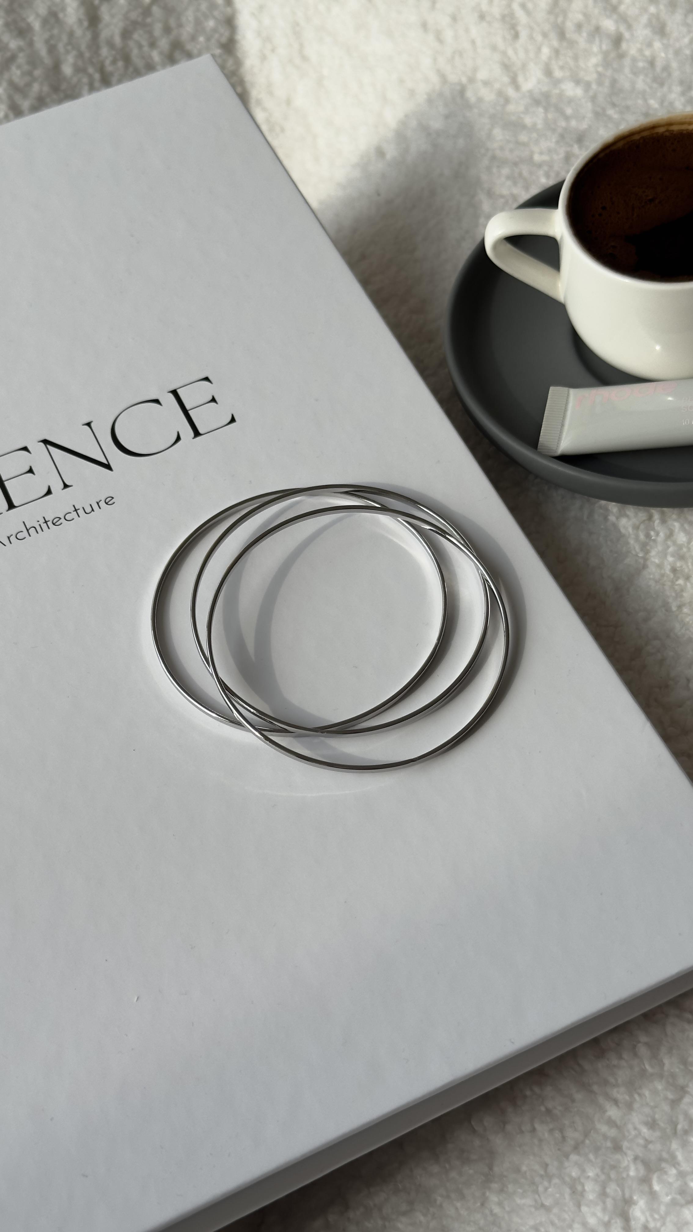 Silver 3lü Ajda Model Bileklik