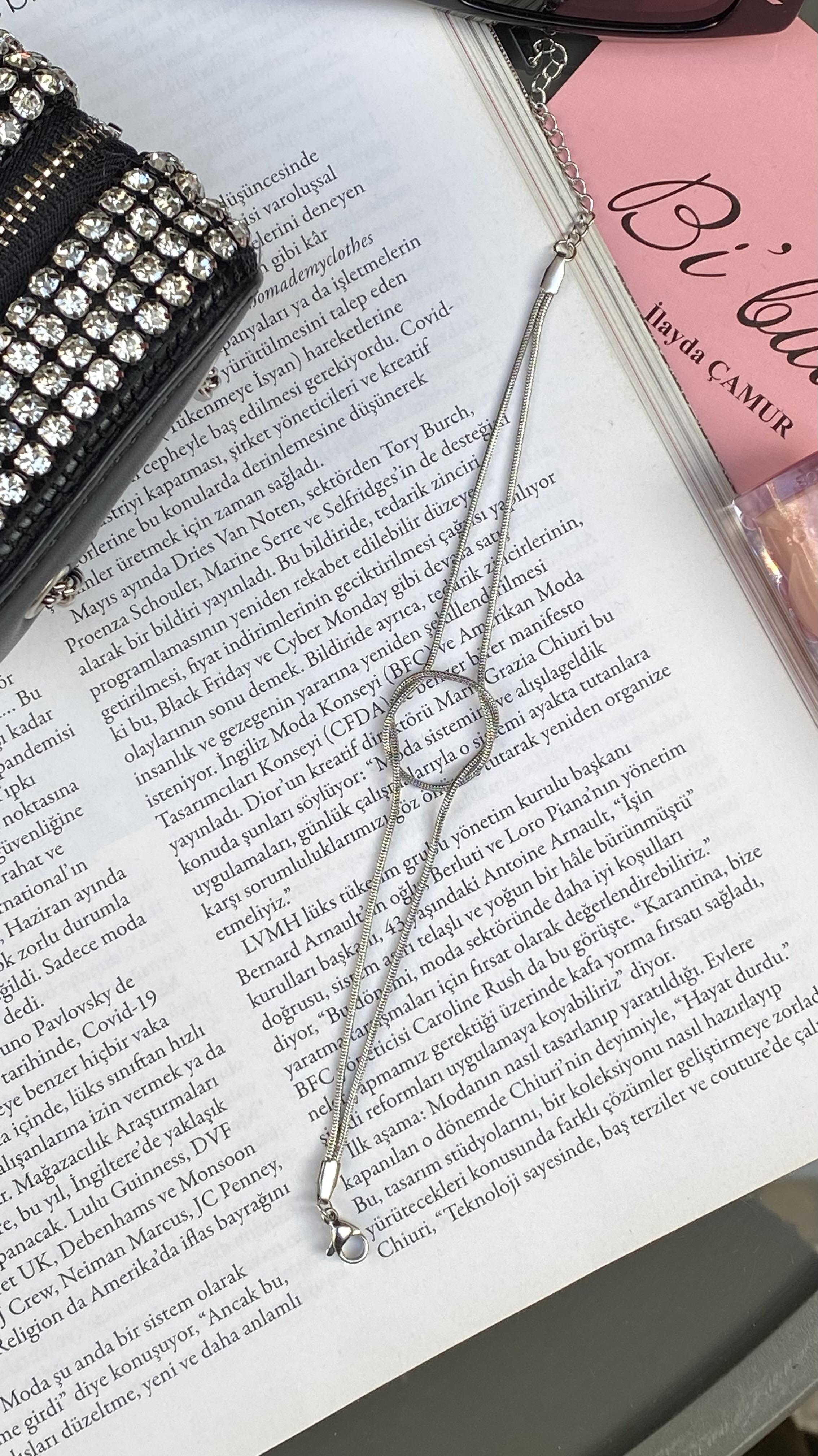 Silver Bağlama Detaylı Bileklik