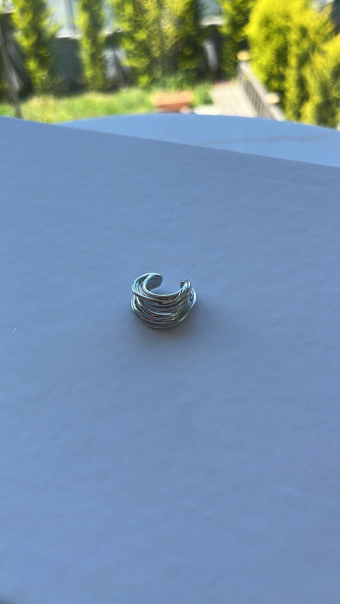 Silver Çoklu Görünüm Earcuff Kıkırdak Küpe