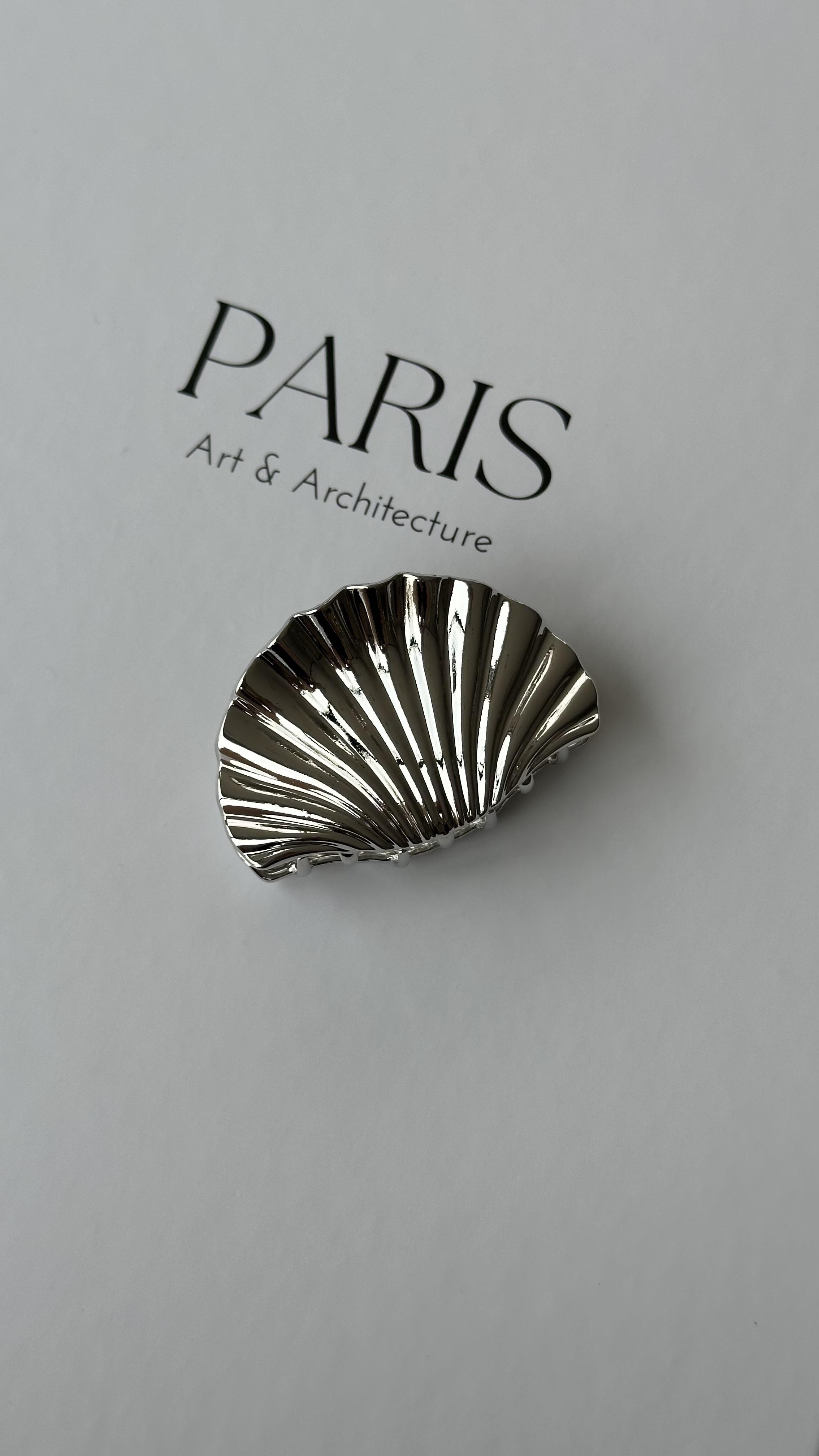 Silver İstiridye Mandal Toka