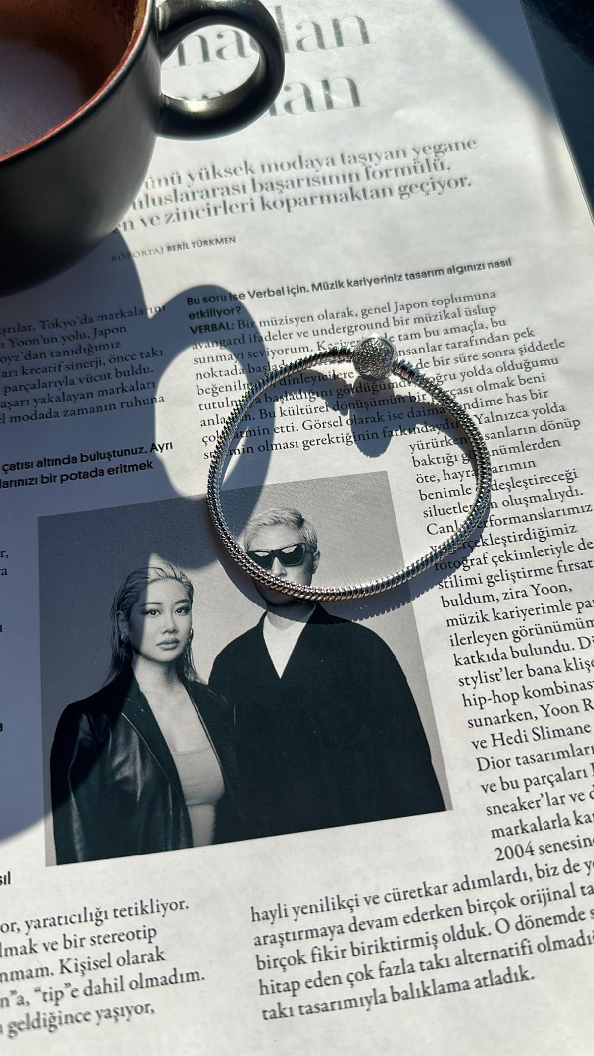Silver Marka Model Taşlı Top  Bileklik
