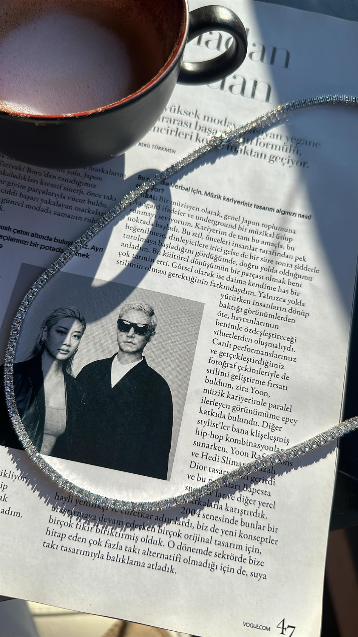 Silver Su Yolu Dönmeyen Özel Seri Çelik Kolye (60cm)