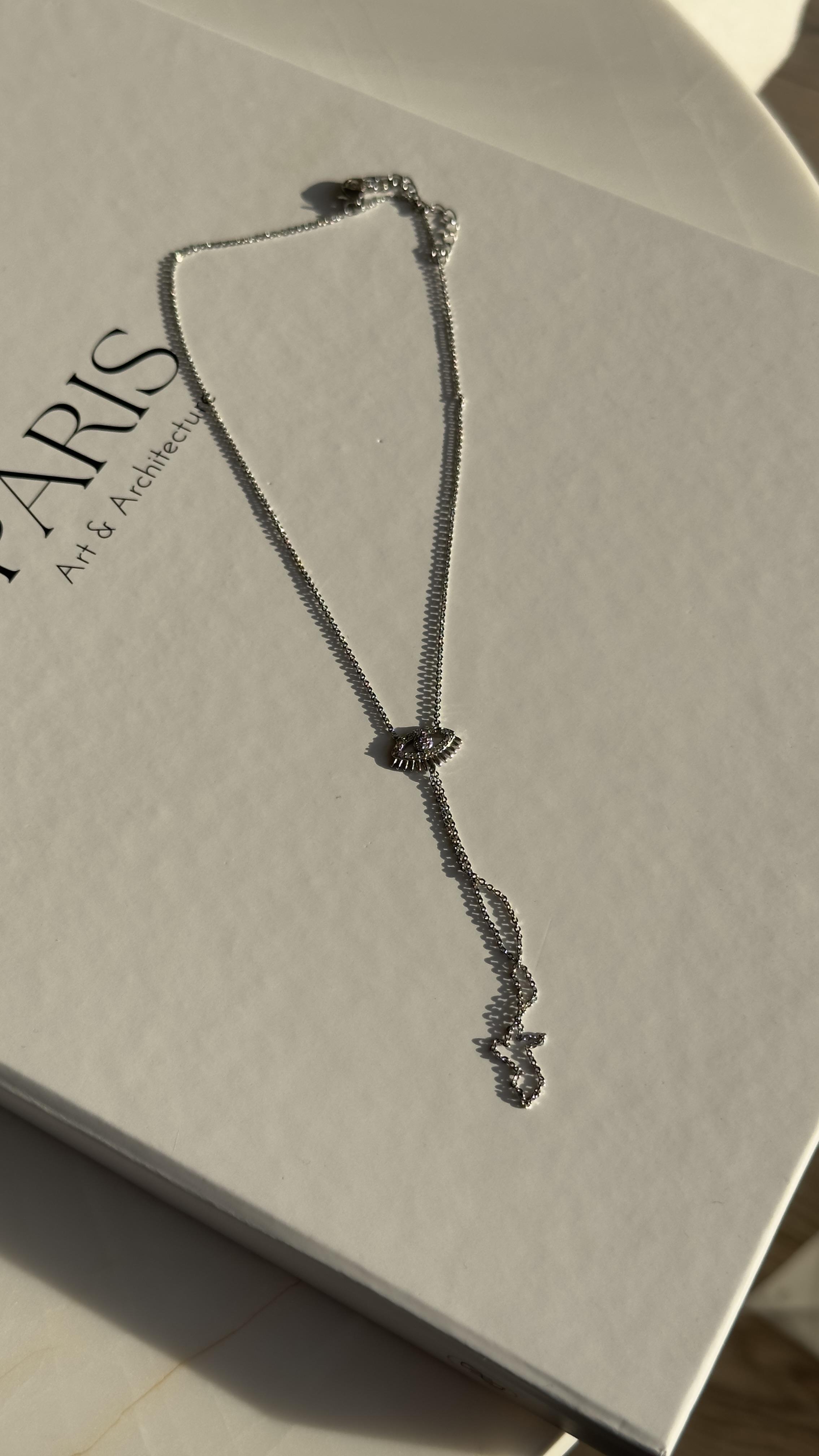Silver Zirkon Taşlı Göz Şahmeran