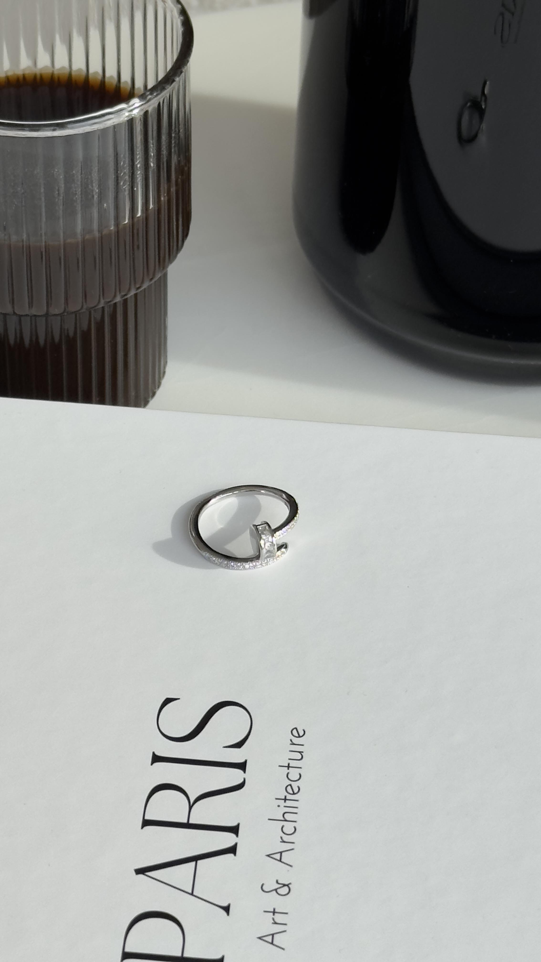 Silver Zirkon Taşlı Marka Model Yüzük