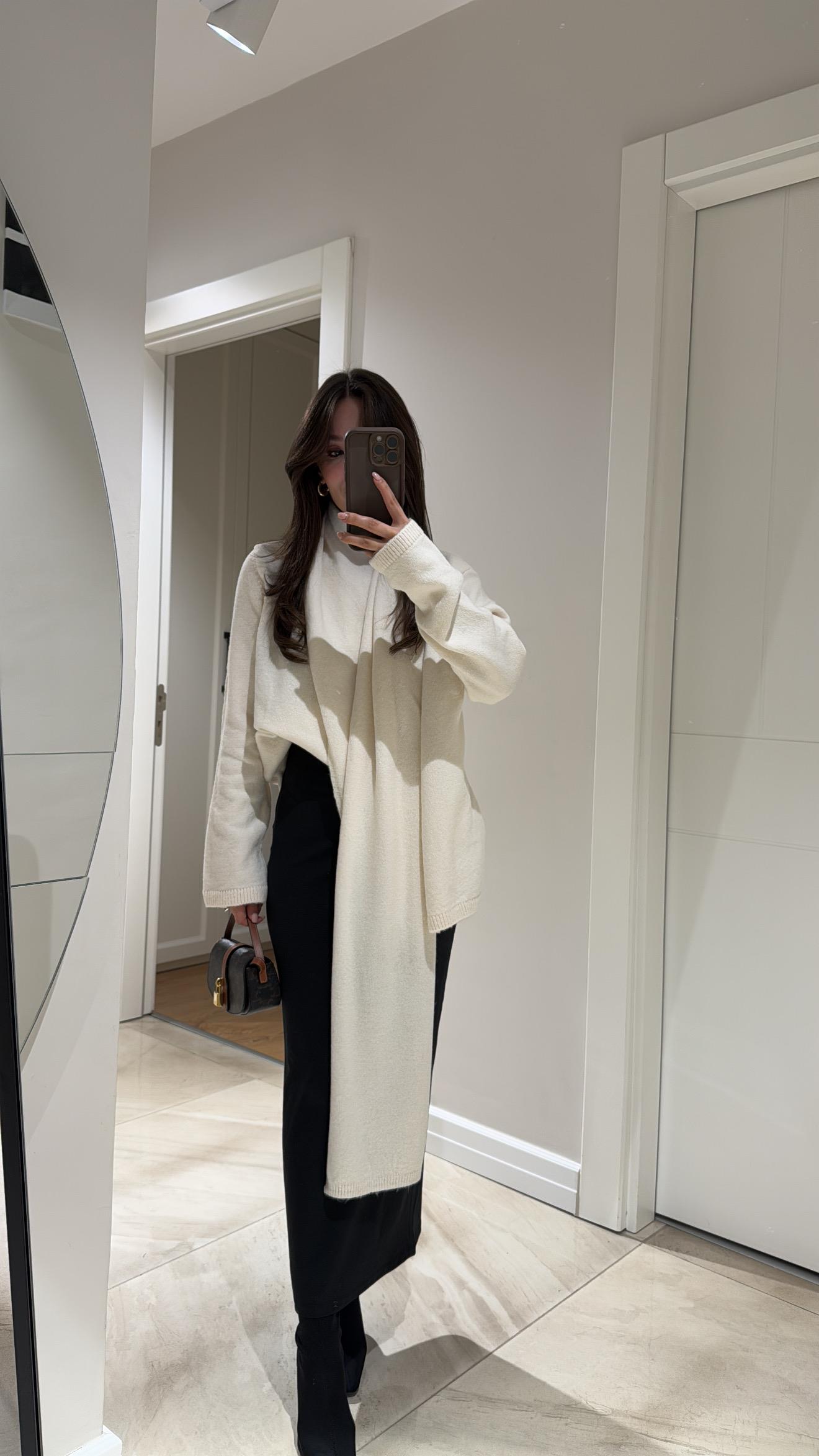 Siyah Bel Lastikli Basic Etek 