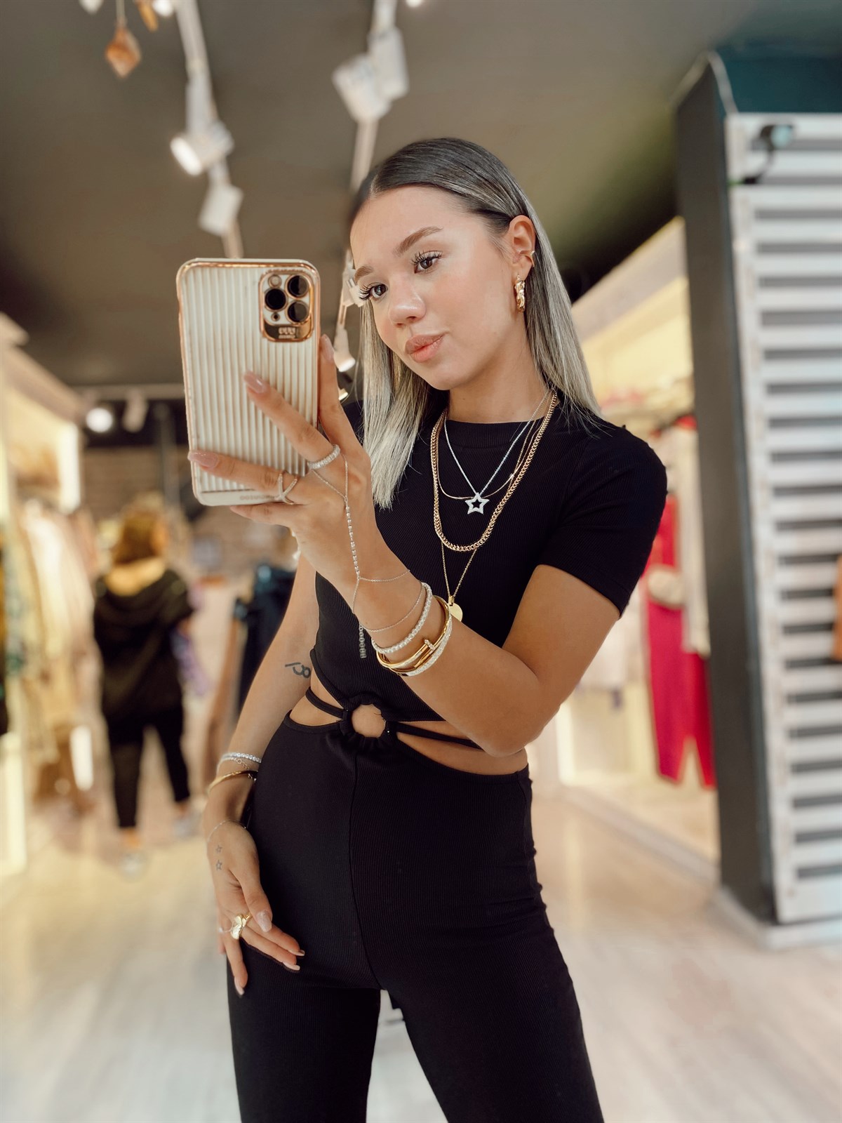 Siyah Fitili Önden Halkalı Tulum