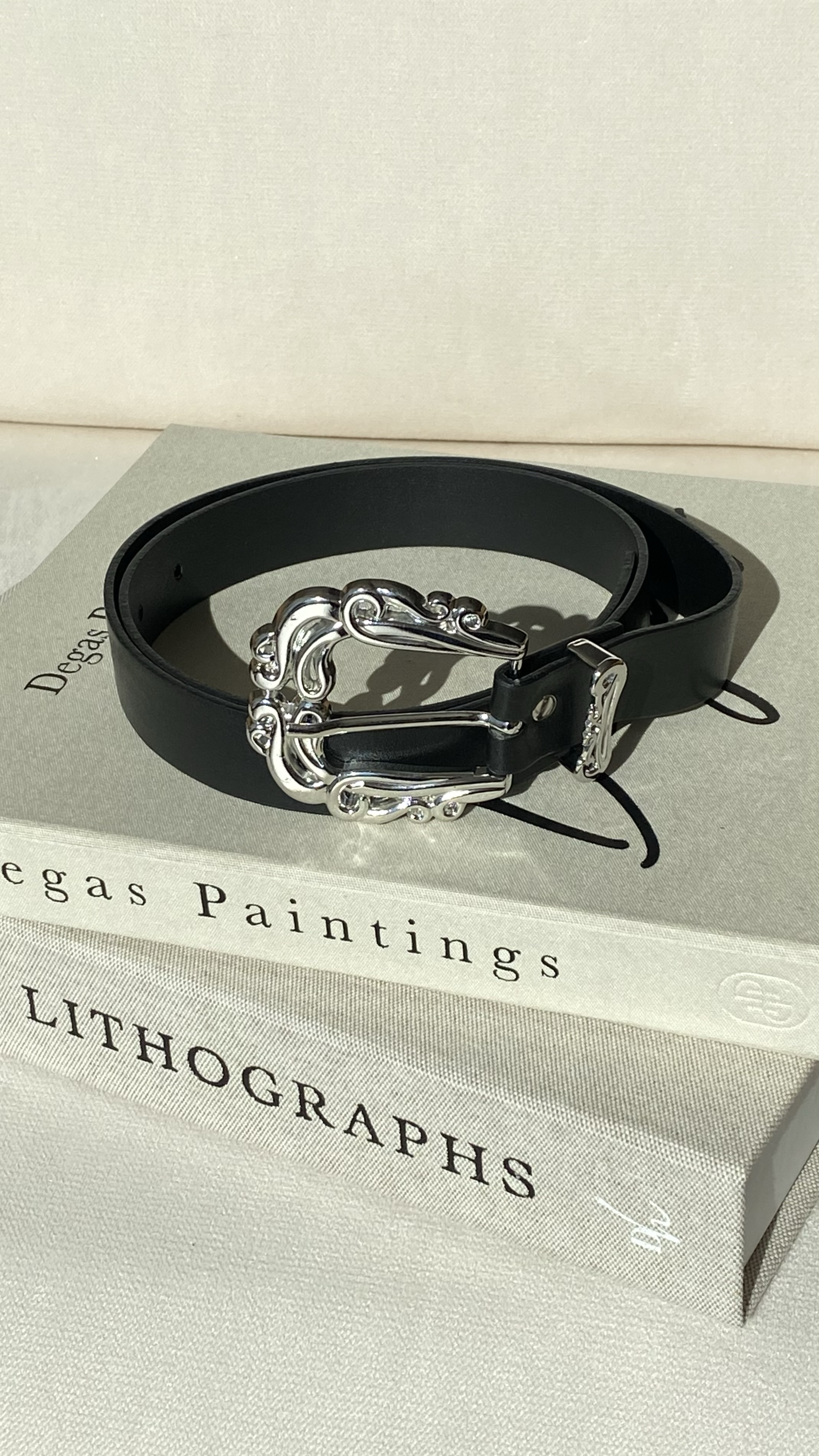 Siyah Silver Vintage Kemer