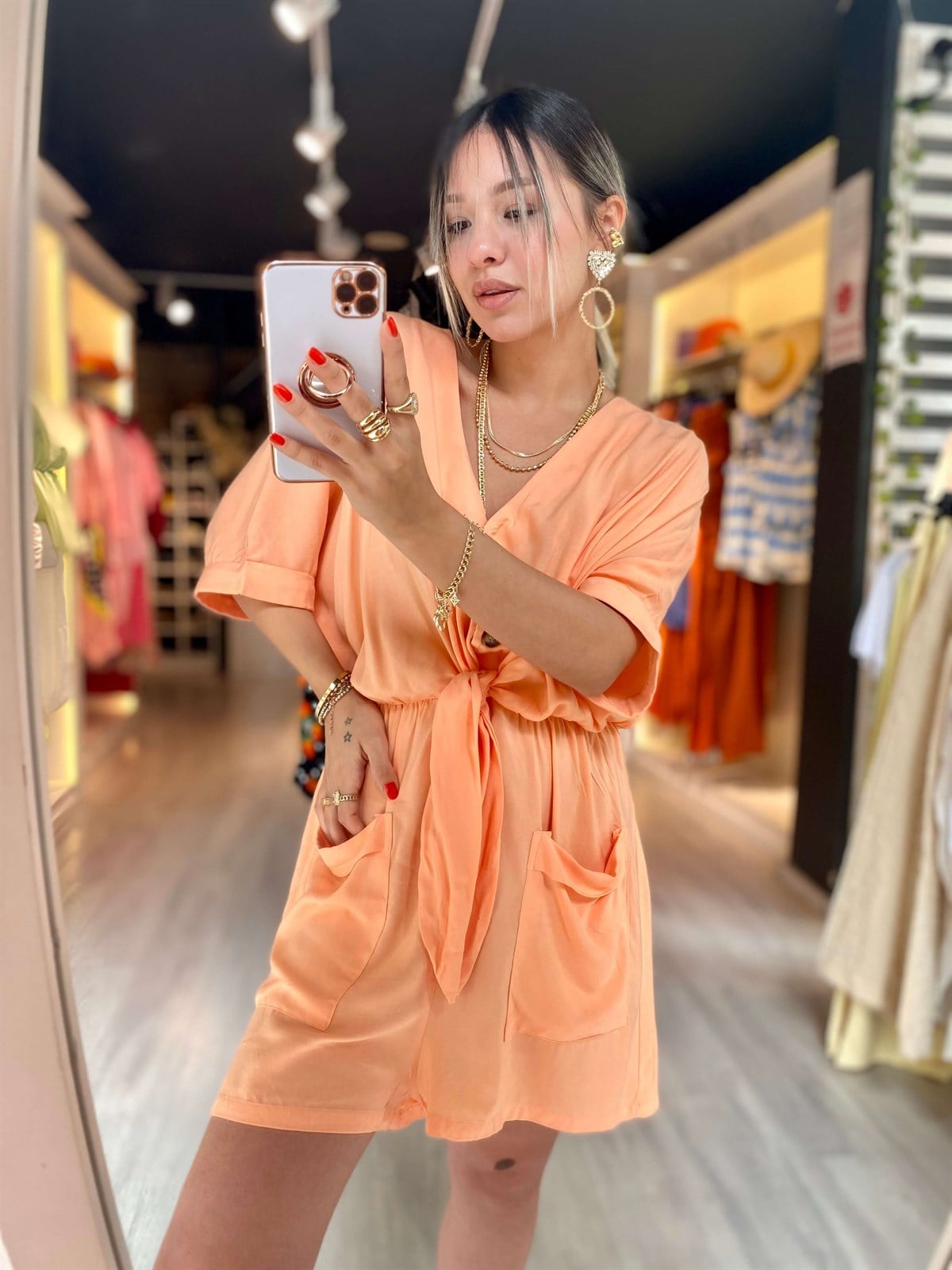 Somon Rengi Sort Tulum