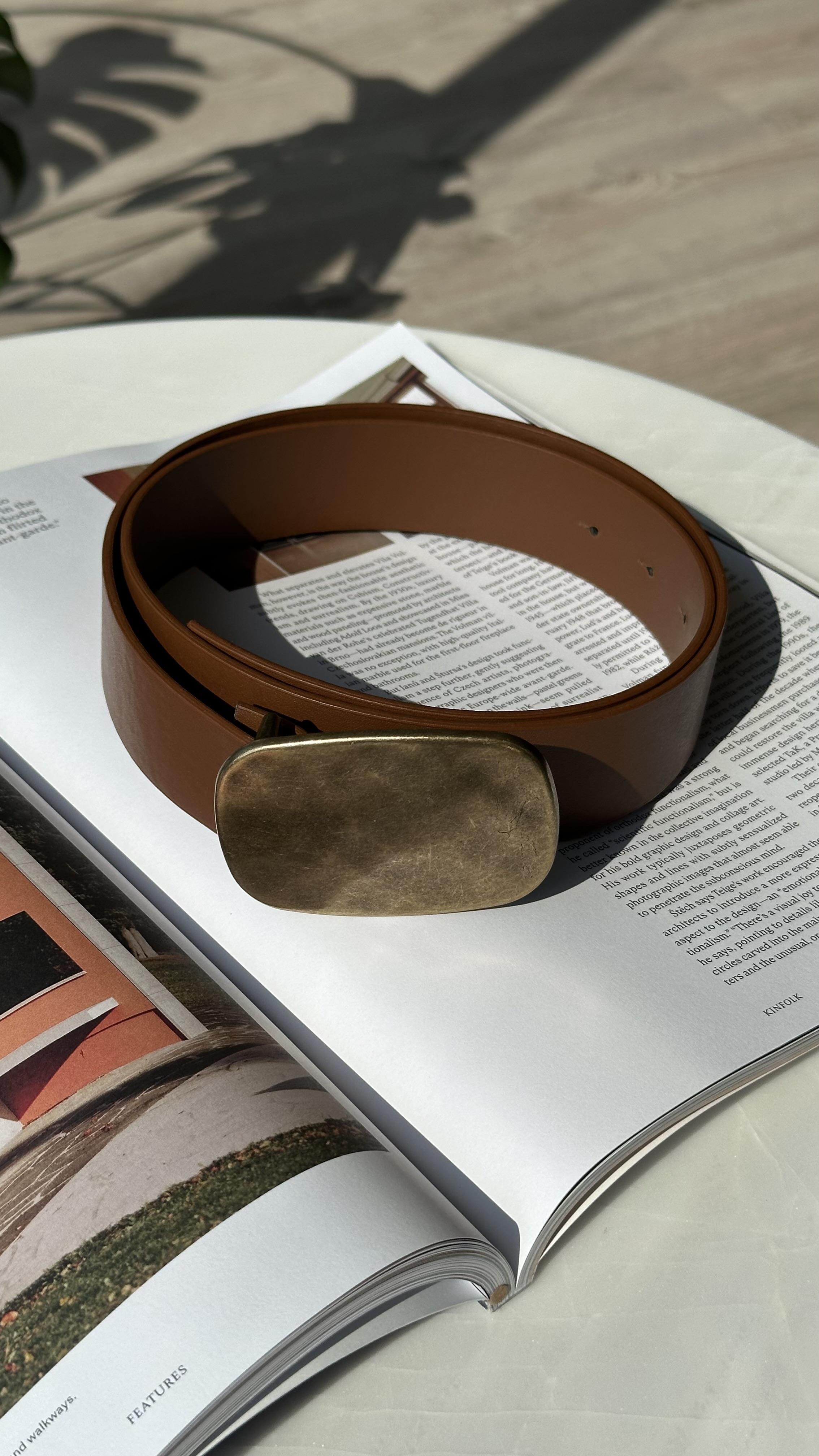 Taba Gold Metal Tokalı Kemer