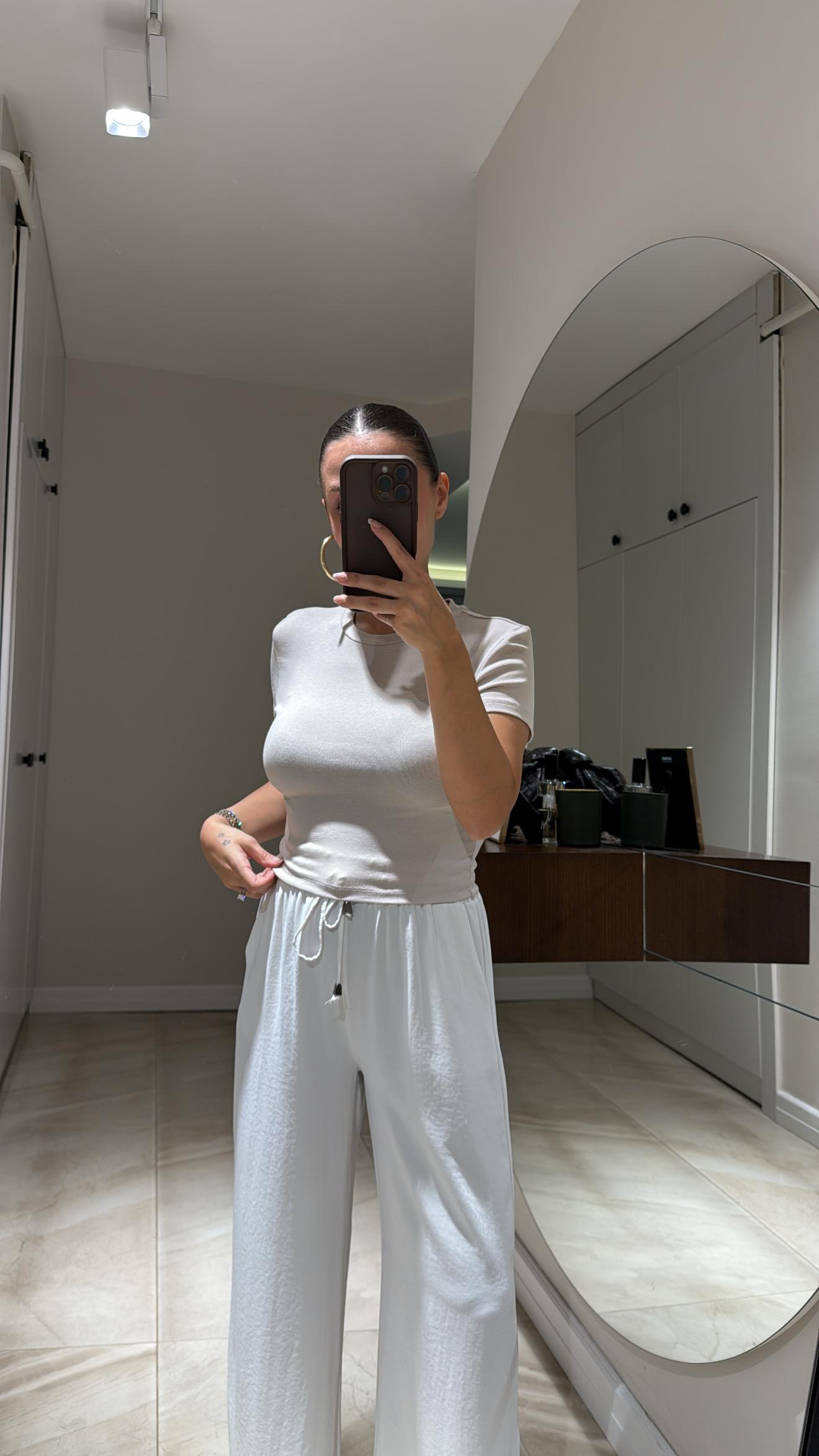 Taş Crop Basic Ravi Tshirt