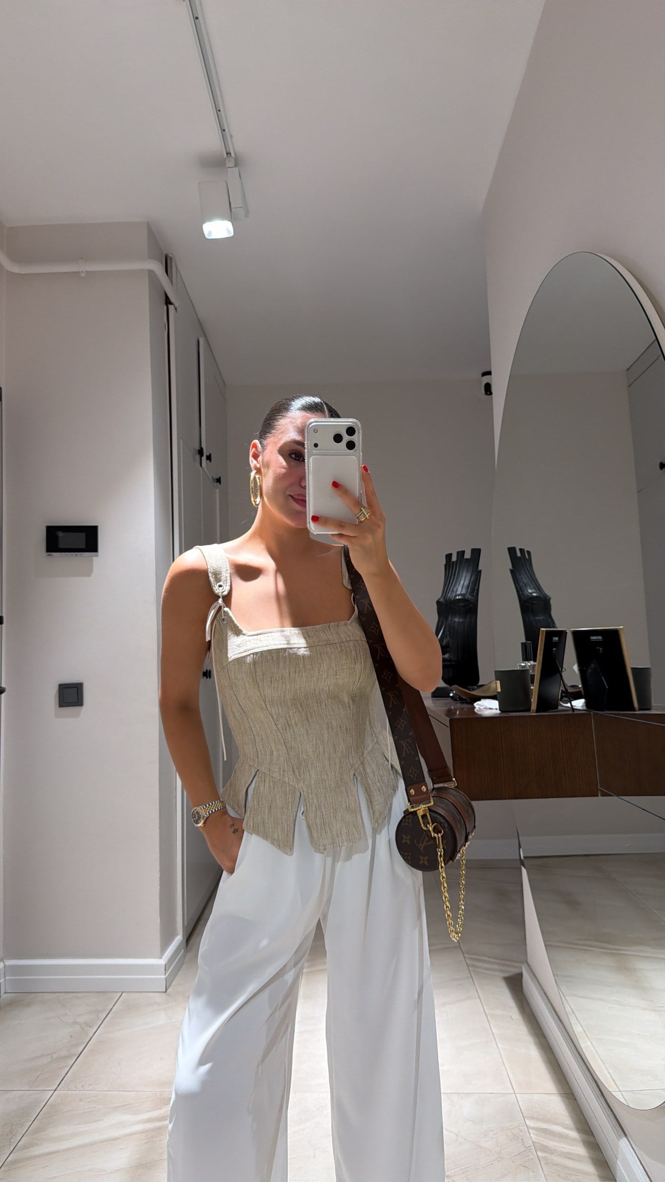Taş İp Detaylı Korse Bluz