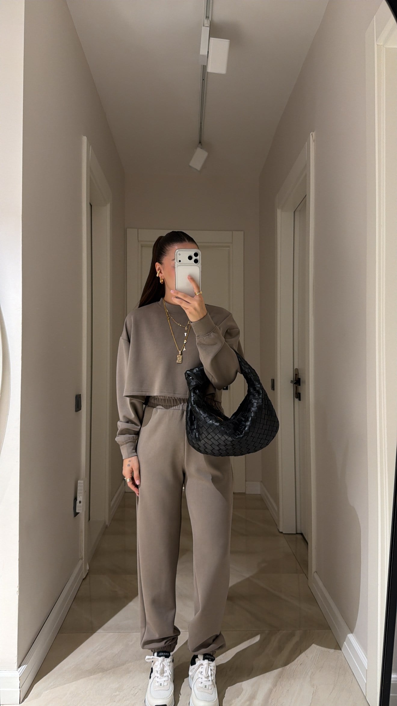 Vizon Bisiklet Yaka Marka Model Crop Takım