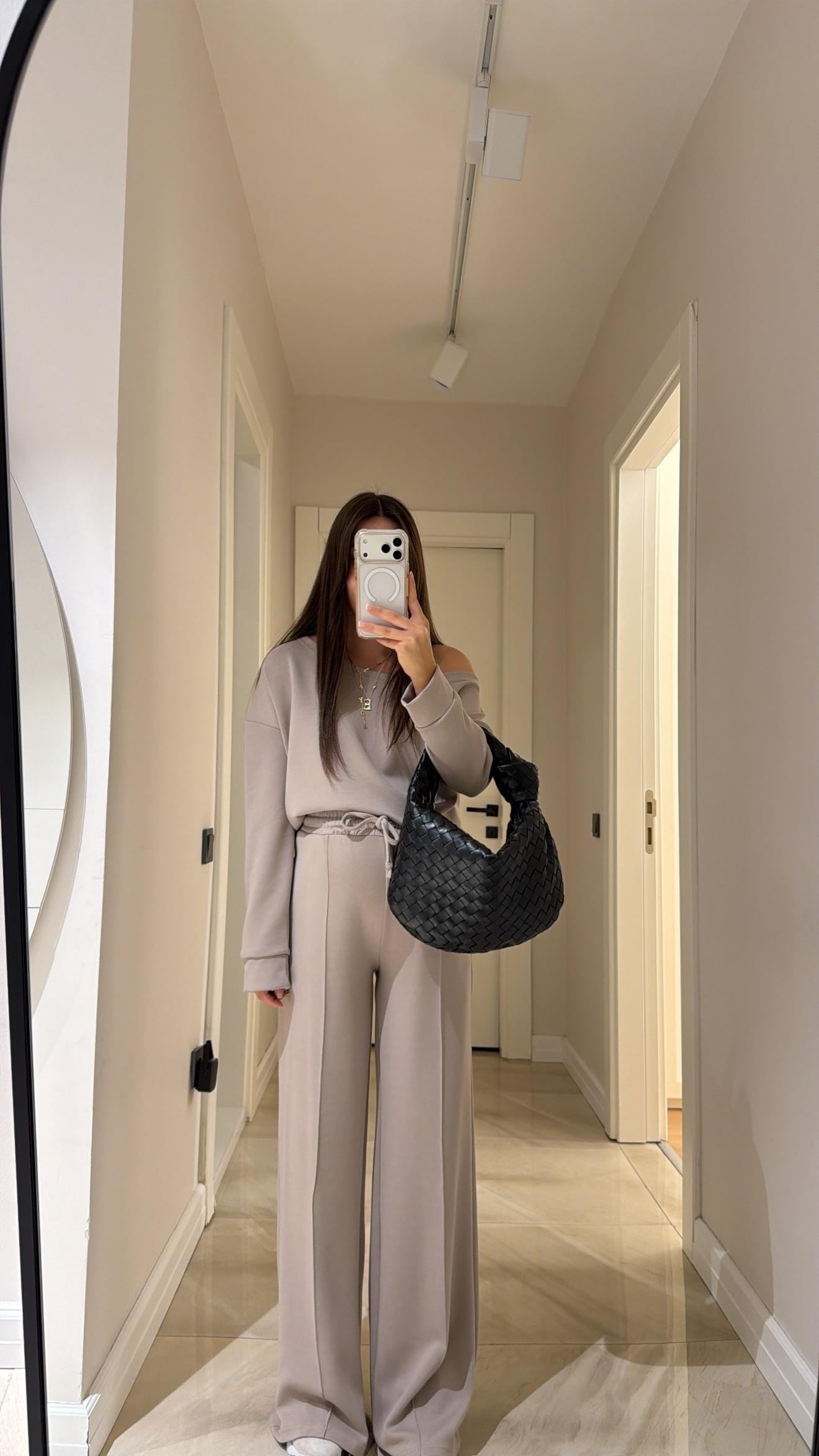 Vizon Kayık Yaka Modal Takım