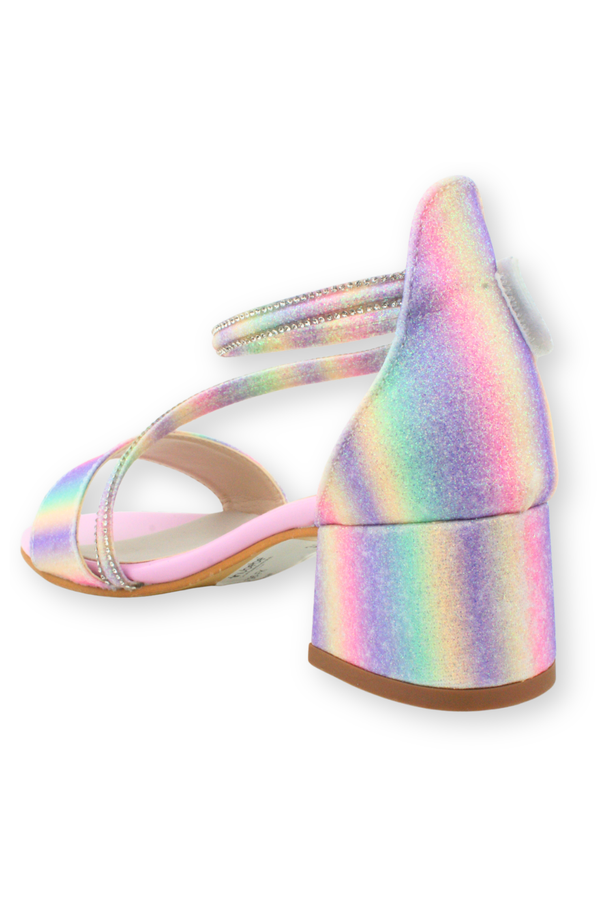 Çapraz Geçişli Topuklu Çocuk Ayakkabısı Rainbow