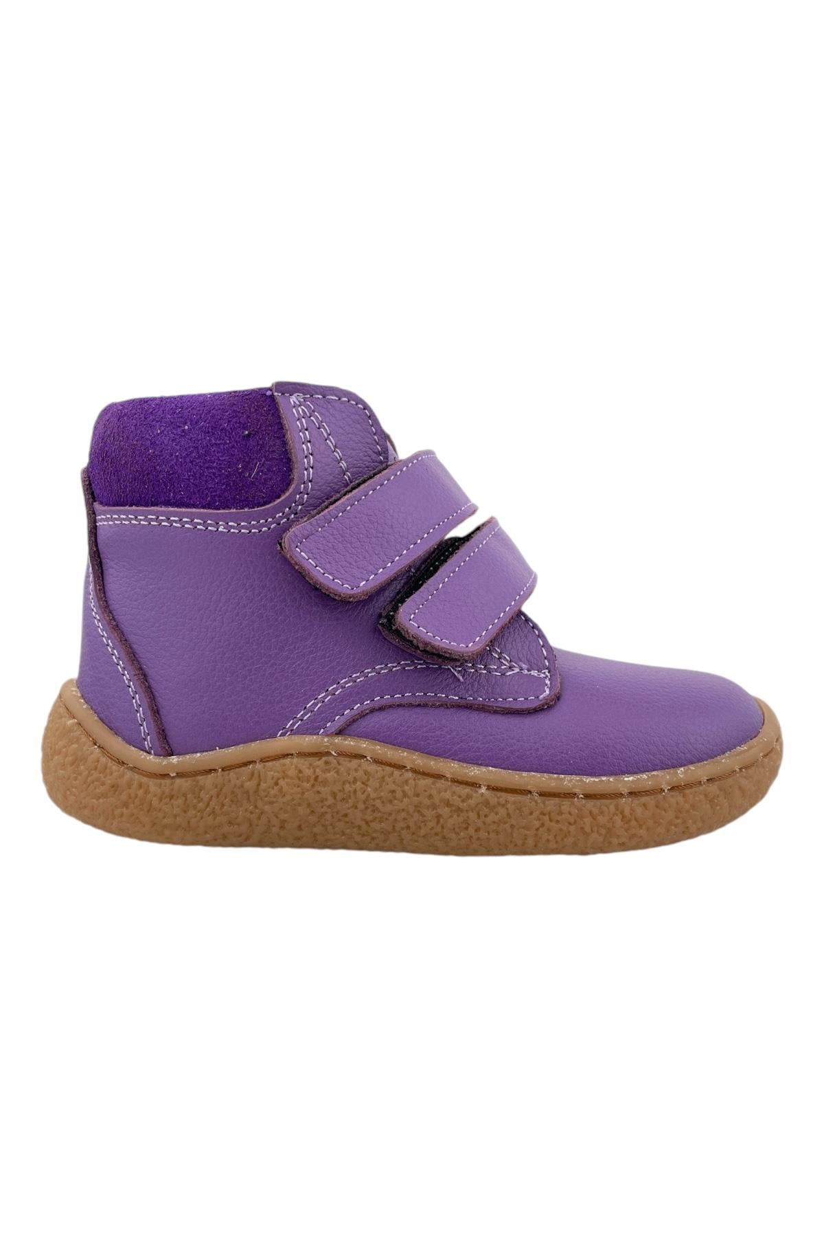 Dionissos Ultra Soft Hakiki Deri Çocuk Botu Mor