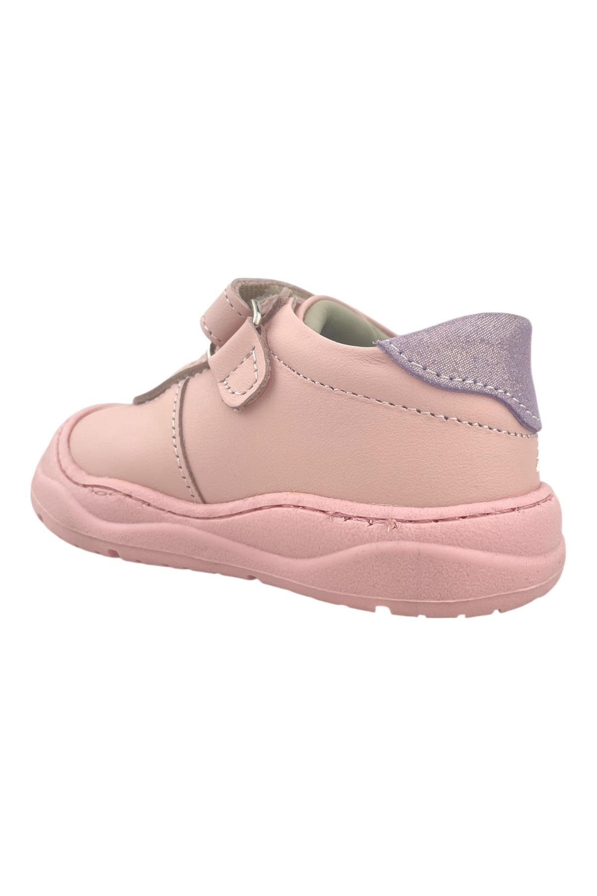 Heart Kız Çocuk İlk Adım Ayakkabısı Pudra
