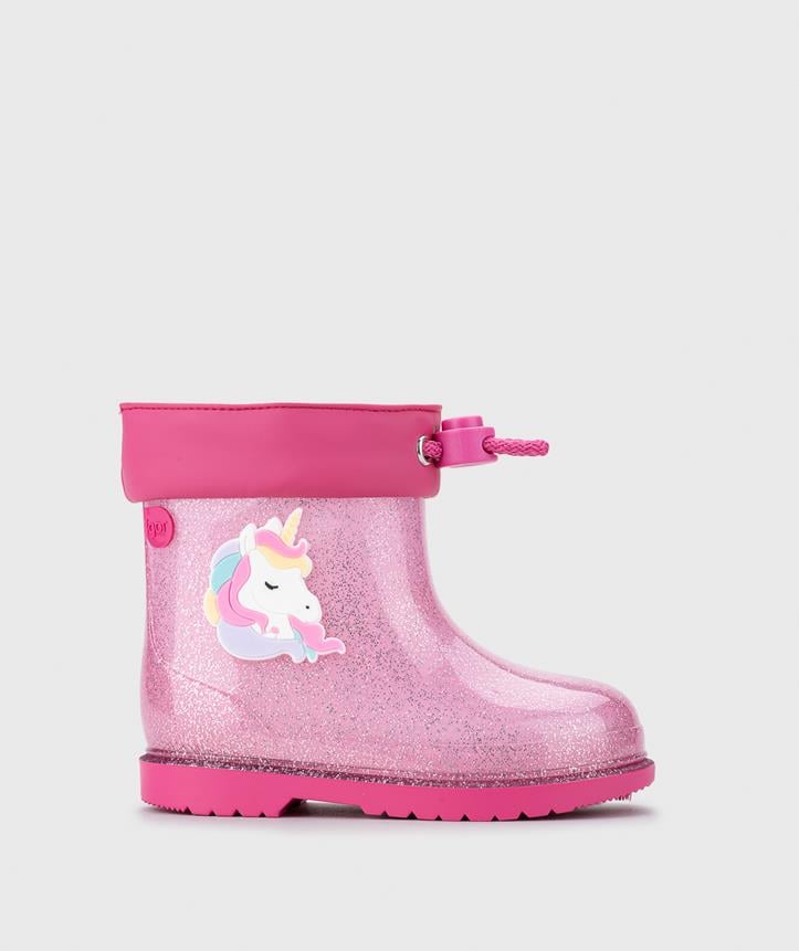 Igor Bimbi Unicornio Glitter Çocuk Yağmur Çizmesi Fuşya