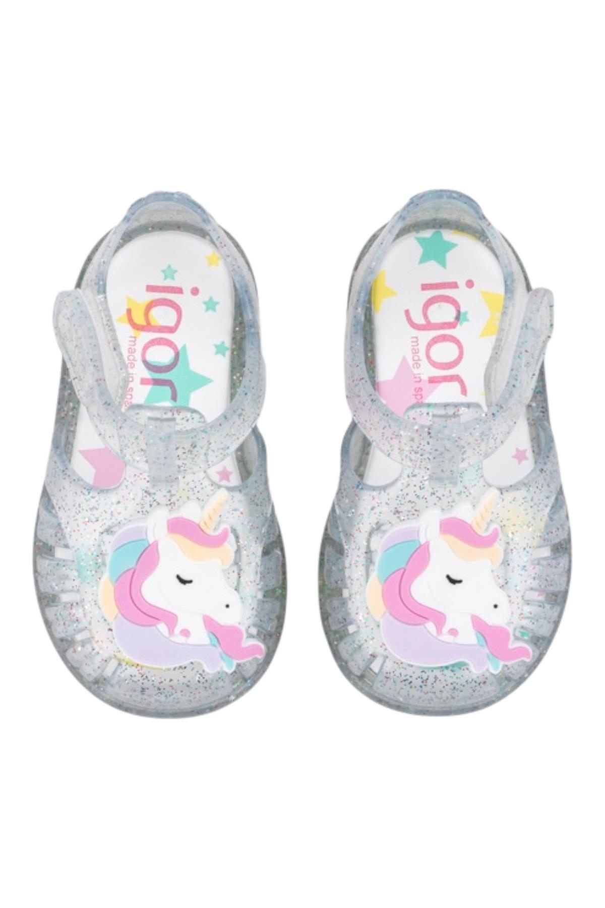 Igor Tobby Unicornio Sandalet Şeffaf