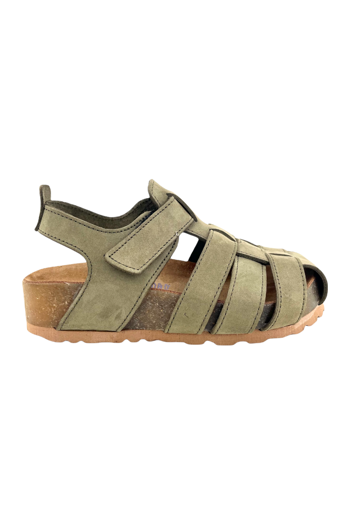 Işıklı Taban Örgülü Erkek Çocuk Sandalet Haki