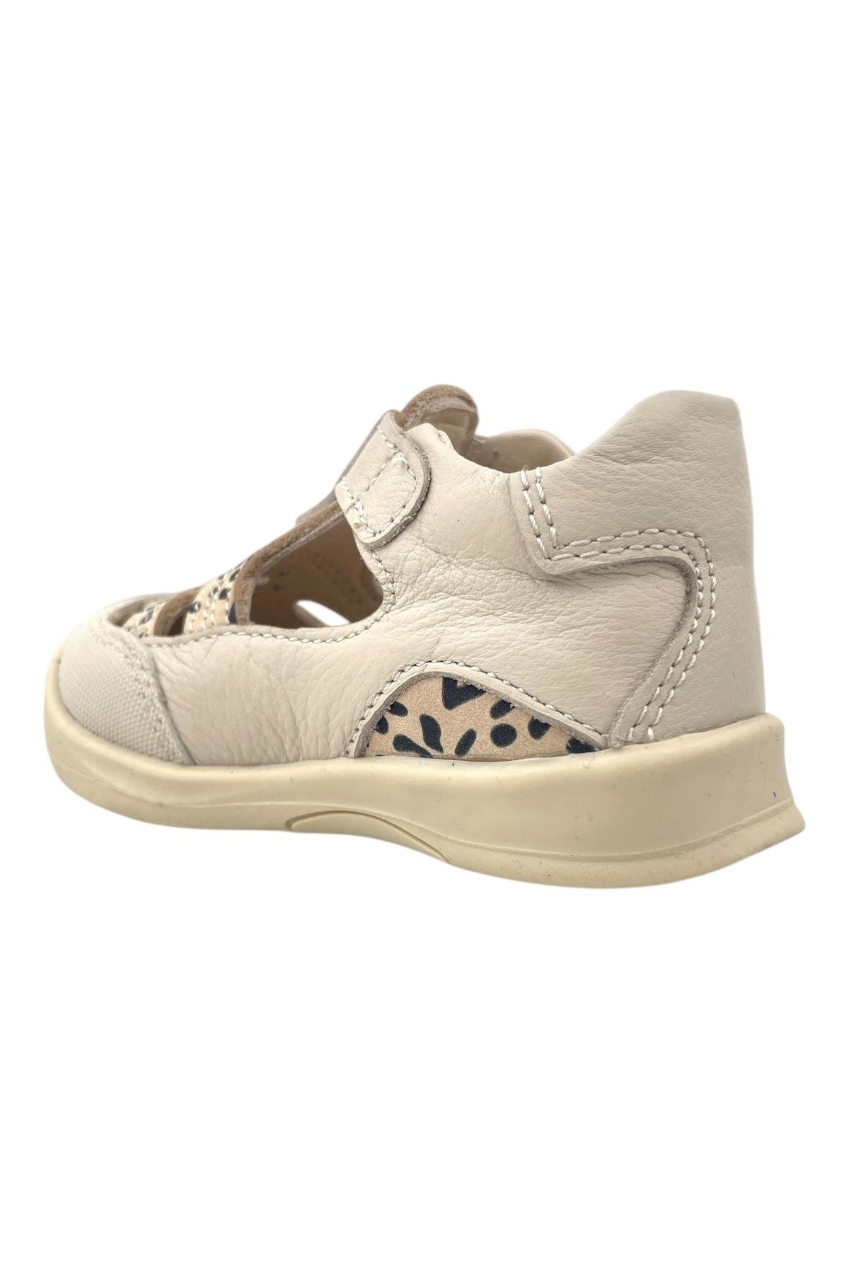 Lyon Kız Çocuk İlk Adım Ayakkabısı bej leopar