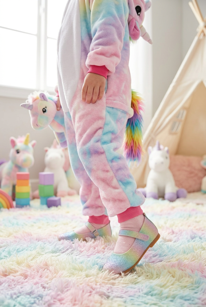Nubebe Rainbow Kız Çocuk Babet Rainbow