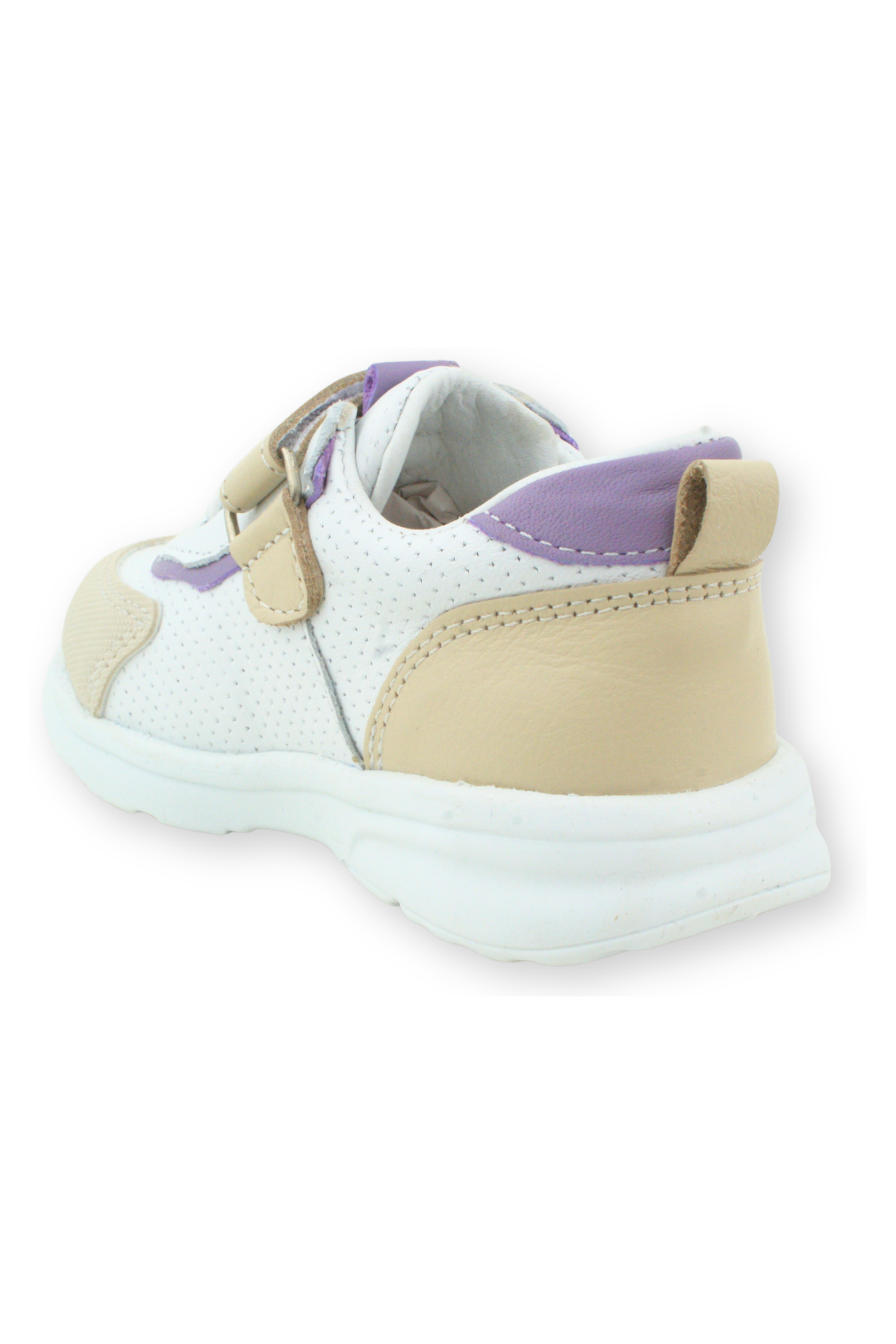 Sneaker Hafif Tabanlı Yumuşak Kız Çocuk Ayakkabısı Bej-Pembe