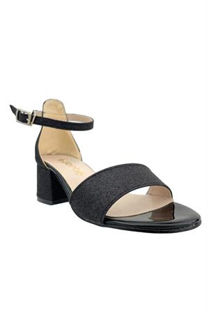 Açık Abiye Topuklu Ayakkabı Siyah