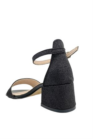 Açık Abiye Topuklu Ayakkabı Siyah