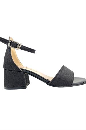 Açık Abiye Topuklu Ayakkabı Siyah