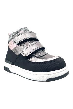 Angela Kız Bebe Deri Bot Çelik