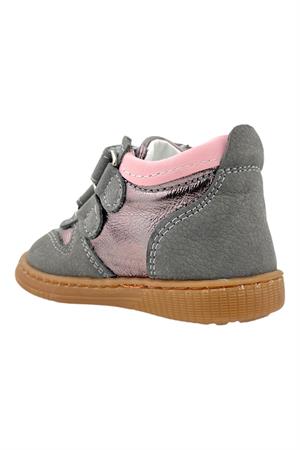 Arizona İlk Adım Ayakkabısı Gri-Pembe