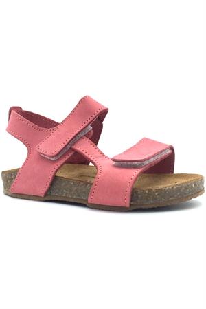 Ayarlanabilir Çift Cırtlı Mantar Taban Sandalet Mercan