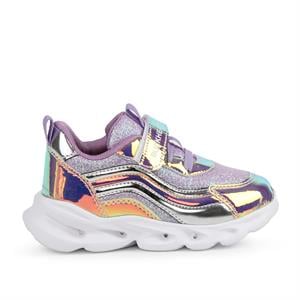 Buckhead Glossy Shiny Işıklı Spor Ayakkabı Lila