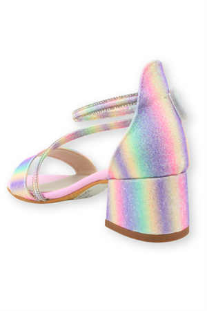 Çapraz Geçişli Topuklu Çocuk Ayakkabısı Rainbow