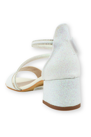 Çapraz Geçişli Topuklu Çocuk Ayakkabısı Sedef