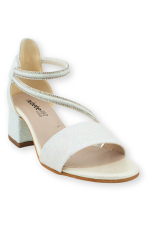 Çapraz Geçişli Topuklu Çocuk Ayakkabısı Sedef