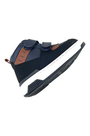 Carlos Erkek Bebe Deri Bot Lacivert