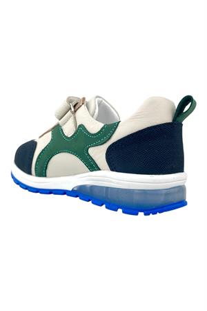 Deri ve Ortopedik Destekli Erkek Çocuk Günlük Ayakkabı Bej