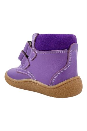 Dionissos Ultra Soft Hakiki Deri Çocuk Botu Mor